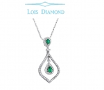 Lois Diamond Pırlanta Zümrüt Kolye ky3030