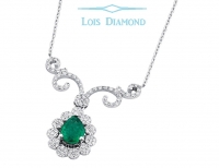 Lois Diamond Pırlanta Zümrüt Kolye ky3031