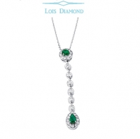 Lois Diamond Pırlanta Zümrüt Kolye KY3032