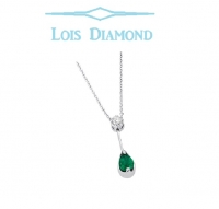 Lois Diamond Pırlanta Zümrüt Kolye ky3035
