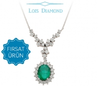 Lois Diamond Pırlanta Zümrüt Kolye KY3039
