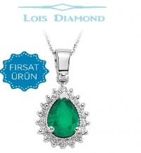 Lois Diamond Pırlanta Zümrüt Kolye KY3040