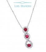 Lois Diamond Pırlanta Yakut Kolye KY2038