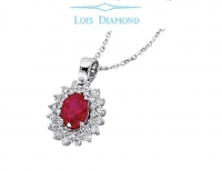Lois Diamond Pırlanta Yakut Kolye ky2030