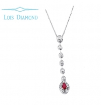 Lois Diamond Pırlanta Yakut Kolye ky2033