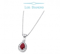 Lois Diamond Pırlanta Yakut Kolye ky2034