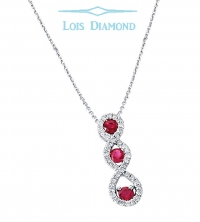 Lois Diamond Pırlanta Yakut Kolye KY2038