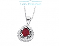 Lois Diamond Pırlanta Yakut Kolye KY2039