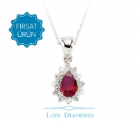 Lois Diamond Pırlanta Yakut Kolye KY2041