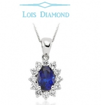 Lois Diamond Pırlanta Safir Kolye ky4031
