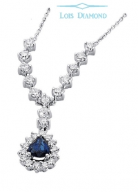 Lois Diamond Pırlanta Safir Kolye KY4036