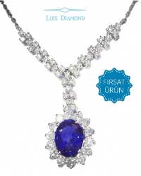 Lois Diamond Pırlanta Safir Kolye KY4038