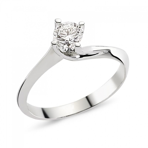  0.44ct E RENGİ TEK TAŞ PIRLANTA YÜZÜK NO:18