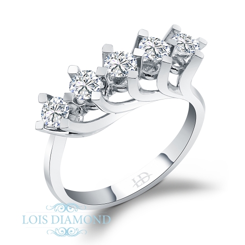  0.82ct F color hrd sertifikalı pırlanta beş taş yüzük BEŞTAŞ019